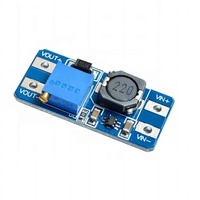 Modul Konverter Boost DC-DC MT3608 yang Dapat Disesuaikan, Input Lebar 2V-24V ke Output 5V/9V/12V/28V