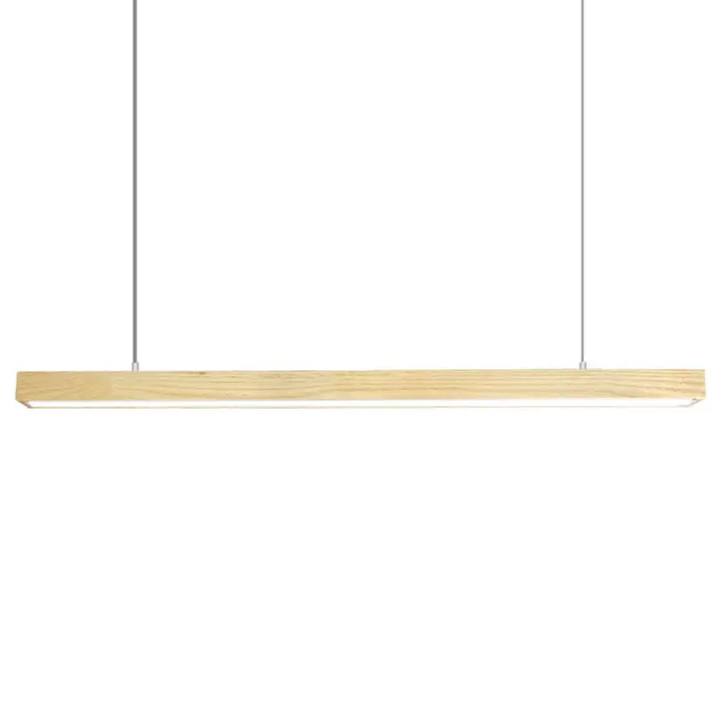 Neues Design LED Pendel leuchte mit Holz körper verbin dbar Erhältlich in aufgehängt für Home Office Hotel Restaurant Bar