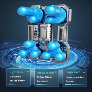 2025 Luxus 4D Ganzkörper 8D Feste Köpfe Schwerelosigkeit SPA Pediküre Massage stuhl Mini Electric mit PU-Leder material - Product Image 3