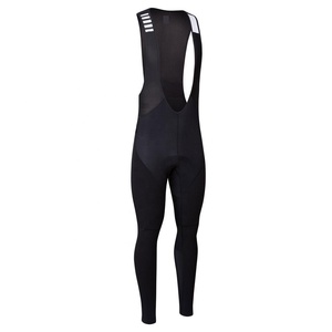 Pantalones Cortos de Ciclismo Ajustados para Hombre, Largos, Negros con Dorso Amarillo, de Secado Rápido, Spandex/Nylon 160g - Product Image 5