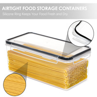 Grands récipients de stockage des aliments sans BPA boîtes de stockage des aliments hermétiques en plastique pour la farine et le sucre fournitures de cuisson