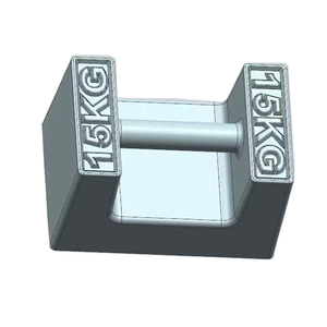 أوزان عالية الجودة 15 و 20 أوزان دقيقة من الفولاذ المقاوم للصدأ لضمان سنة واحدة - Product Image 2