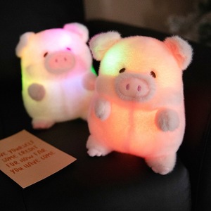 Nuovo Design: Peluche LED a Forma di Maialino, Bianco e Rosa, Cuscino Imbottito, Regalo per Bambini, Vendita all'Ingrosso - Product Image 3