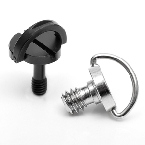 Fabricant de vis professionnel 1/<span class=keywords><strong>4</strong></span> vis de trépied M4 de 3/8 pouces vis de caméra en acier inoxydable à anneau en D personnalisées - Product Image 2