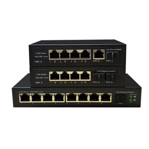 2.5G Ethernet <b>Switch</b> 8-Port RJ45 SFP Fiber Port VLAN Support Full Duplex Educational <b>Network</b> Use - Product Image 1