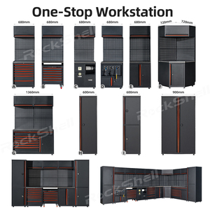Armoire à outils modulaire en acier laminé à froid Rockshell OEM/ODM/OBM - Stockage de haute qualité pour <span class=keywords><strong>garage</strong></span> et atelier, capacité de charge de 500 kg, garantie de 3 ans - Product Image 4