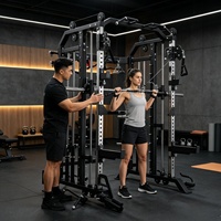 Machine Smith multifonctionnelle style populaire 2026 pour la maison : rack à squats, entraînement de force et équipement de fitness pour le développement musculaire