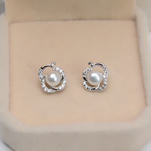 Pendientes de Plata S925 y Perla, Accesorios de Joyería Femenina DIY, Bandeja Vacía y Semiterminada, Juego de 1275 Cabezas - Product Image 2