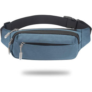 Sac banane de sport de plein air à la mode, vente en gros, logo personnalisé, grande capacité, imperméable, en toile, pour la course à pied, la salle de sport - Product Image 3