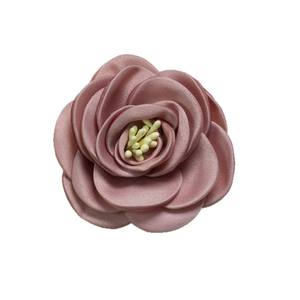 6cm hecho a mano borde quemado tridimensional Flor <span class=keywords><strong>de</strong></span> <span class=keywords><strong>seda</strong></span> núcleo estilo chino accesorios <span class=keywords><strong>de</strong></span> ropa horquilla zapatos sombreros bolsas ramillete - Product Image 5