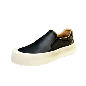 Người Đàn Ông Của Phong Cách Anh Martin Khởi Động Mùa Thu Bộ Sưu Tập Slip-On Da Chính Hãng Da Lộn Mid-Top Thời Trang Giản Dị Khởi Động - Product Image 3