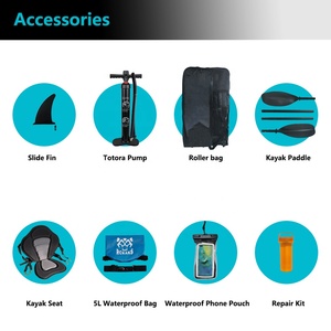 Thuyền <span class=keywords><strong>kayak</strong></span> bơm hơi JTRDA 385cm hai buồng khí, kiểu ngồi trên, dành cho 1 người, có thể tùy chỉnh logo, dùng câu cá - Product Image 5