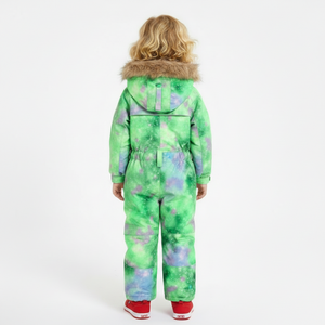 AQTQ Kids One Piece Ski Suit Waterproof Windproof Galaxy Print <strong>Snowsuit</strong> <strong>for</strong> <strong>Toddler</strong> Girls Boys Winter Warm Snowboarding Jumpsuit - Product Image 3