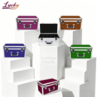 Boîte à outils portable entièrement personnalisée, étanche, en aluminium, avec insert en EVA, résistante à la poussière, antichoc, OEM/ODM disponible, garantie de 3 ans