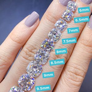 Laboratorio creado cojín suelto corte moissanita piedra preciosa hielo triturado diamante para joyería - Product Image 2