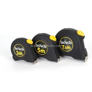 Good Quality Frame Type Stainless Steel Black Tape Measure Portable Steel Measuring Tape For Construction