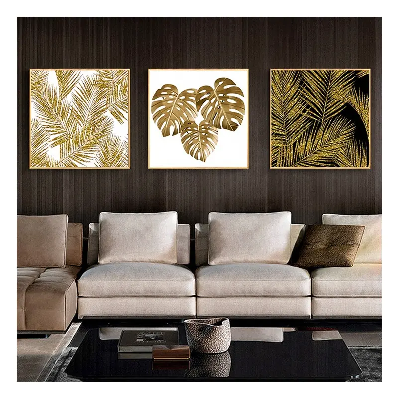 Abstract Gold Luxury Posters Nordic Canvas Art Painting Home Decor Wall Art Retro Print Living Room Vintage Minimalist Picture