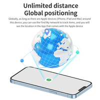 TRANGJAN MFi Puce Anti-Perte Étanche Smart GPS Wallet Air Tag Locator Anti-Perdu Sans Fil Chargement Portefeuille Carte Finder Tracker
