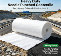 Géotextile aiguilleté haute résistance pour le renforcement des sous-couches routières
