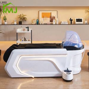 Salón de lujo Lavado de cabello Champú Mesa Thai Masaje eléctrico Cabeza Spa Cama - Product Image 2