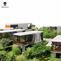 Kit de maison modulaire préfabriquée, montage facile, maison capsule pour expédition mondiale