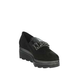 Mocassins pour femmes Flexistep, noirs, taille 36, plateforme, chaussures plates - Product Image 5