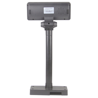 Prix usine vente en gros publicité Pos écran Lcd supermarché caisse enregistreuse Double ligne anglais VFD USB Custormers affichage
