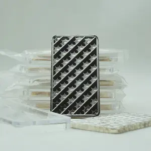 Barras de Ouro de Liga de Zinco Não Magnéticas com Revestimento Prateado para Exibição em Mesa - Product Image 5