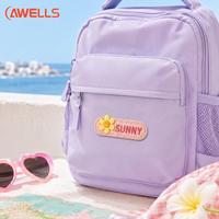 Patch brodé esthétique personnalisé AWELLS, motif nuage de fleurs pastel, pour vêtements de boutique et accessoires de sacs