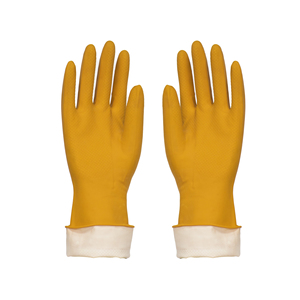 <span class=keywords><strong>Gant</strong></span> en caoutchouc Orange de cuisine floqué - Product Image 1