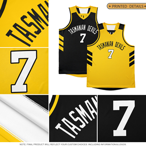 Professionele, op maat gemaakte, omkeerbare basketbaluniformen, duurzame sportshirts voor heren, ontworpen voor gebruik in de sportschool, bedrukte jersey. - Product Image 4