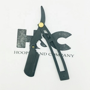 Wholesale Barber <b>Razors</b> Private Label Barber Straight <b>Razor</b> With Swing Lock For Men Shave - Product Image 6