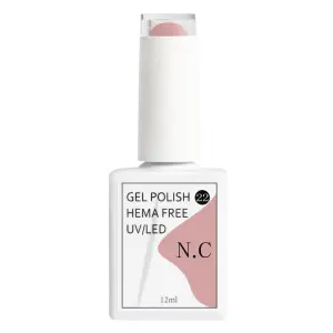 KNC nail supplies 12 ml soak off gel polish Hema free led uv gel colors bottle Semi permanent esmaltes nail polish