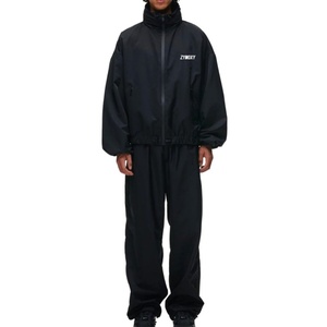 Custom logo Nylon Windbreaker Set Streetwear Two Piece <b>Jogging</b> <b>Suits</b> Zip up Windbreaker Tracksuits for Men - Product Image 3