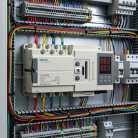 Saklar Transfer Otomatis Daya Ganda NTDT85-250B-II 3P/4P AC230V 250A Saklar Pengalih Generator untuk Catu Daya Cadangan