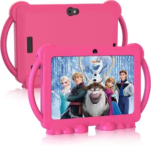 Christmas Gift Educational Gaming Dual Camera 7 inch Android 32GB Kids Tablet PC With Rugged Case