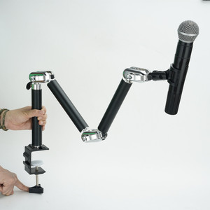 Cần gạt micro chất lượng cao, cần gạt linh hoạt, giá đỡ điện thoại di động, giá đỡ đa năng để bàn, giá đỡ đa chức năng, OEM - Product Image 5