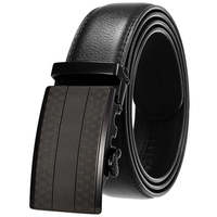 Ceinture en cuir de luxe pour homme, 3 couleurs, sangle en cuir de vachette, motif nid d'abeille, boucle automatique, ceinture décontractée pour affaires