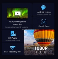 Whocom T5 8000 Lumen LED projecteur 5G wifi quatre points Keystone vidéo MINI projecteur 4K
