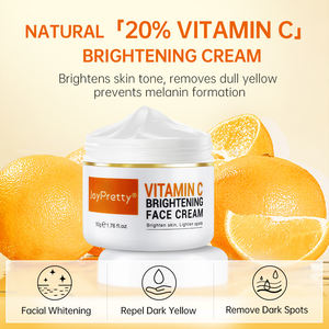 Venta al por mayor de vitamina C natural para blanquear eliminar manchas oscuras que iluminan la piel crema hidratante facial antiarrugas - Product Image 3