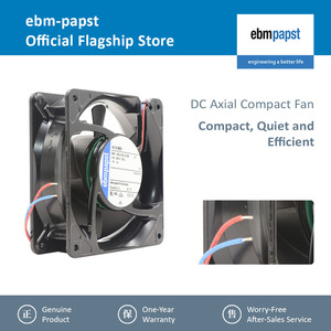 Ventilateur axial de refroidissement industriel ebm-papst 4114NH3 119x119x38mm 24V DC pour équipement industriel et serveur - Product Image 2