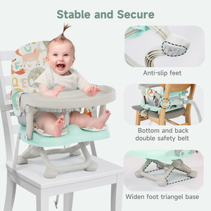 Hot Selling Adjustable Foldable Baby Booster <b>Chair</b> for <b>Dining</b> with Safe Use and Portable Design Ideal for Home and Restaurants - Product Image 3