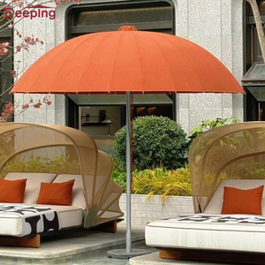 Parasol de Color Glamping, fabricación de <span class=keywords><strong>paraguas</strong></span> de Pie De <span class=keywords><strong>Seta</strong></span>, <span class=keywords><strong>paraguas</strong></span> de parque de eje de fibra de vidrio exterior - Product Image 3
