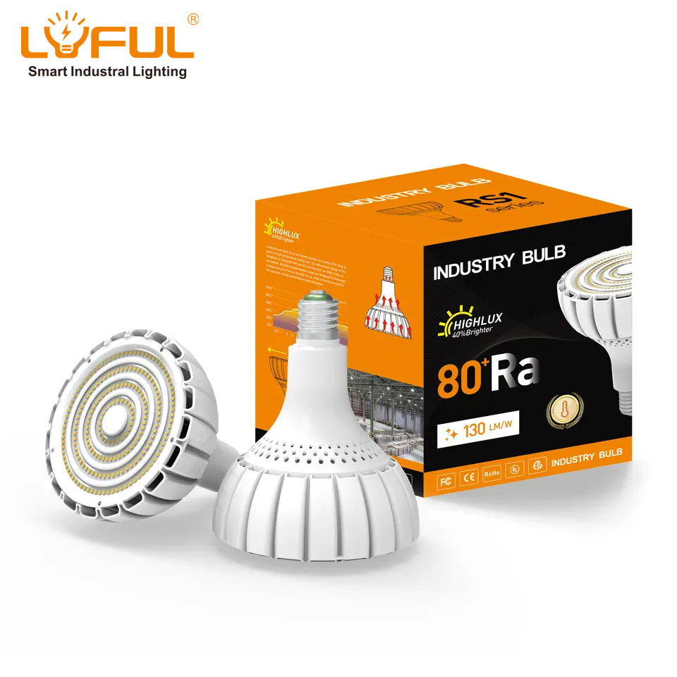 Lâmpadas de halogenetos metálicos de alto brilho 500W lâmpada de halogênio CFL Lâmpada led de substituição 80W 100W 150W AC85-265V E40 E39 substituir MHL