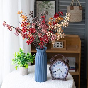 กิ่งผลไม้ประดิษฐ์ CallaFloral สีแดง ส้ม ชมพู ขาวนม สำหรับตกแต่งภายในบ้าน กิ่งเดี่ยว รุ่น MW25302 - Product Image 1