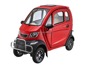 Mini Auto Elettrica Certificata CE, 2 Posti Anteriori, Velocità Massima 38km/h, Economica, Nuova, Guida a Sinistra, per Anziani, con Sistema Idraulico - Product Image 4