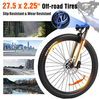 Prix de gros, batterie lithium 48v, vélo électrique pliable 27,5 pouces, autonomie 100 km, vélo électrique de ville