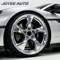 Jantes forgées sur mesure, 5 branches torsadées, finition argent brillant, 17 18 19 20 21 22 pouces, 5x120 5x114.3 5x112 5x130 pour BMW AUDI BENZ Luxe