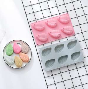 HY Moules en silicone à 6 cavités pour gâteau mousse, savon, bombes de <span class=keywords><strong>bain</strong></span>, Crayons, cire fondue, plâtre, bac à glaçons - Product Image 3