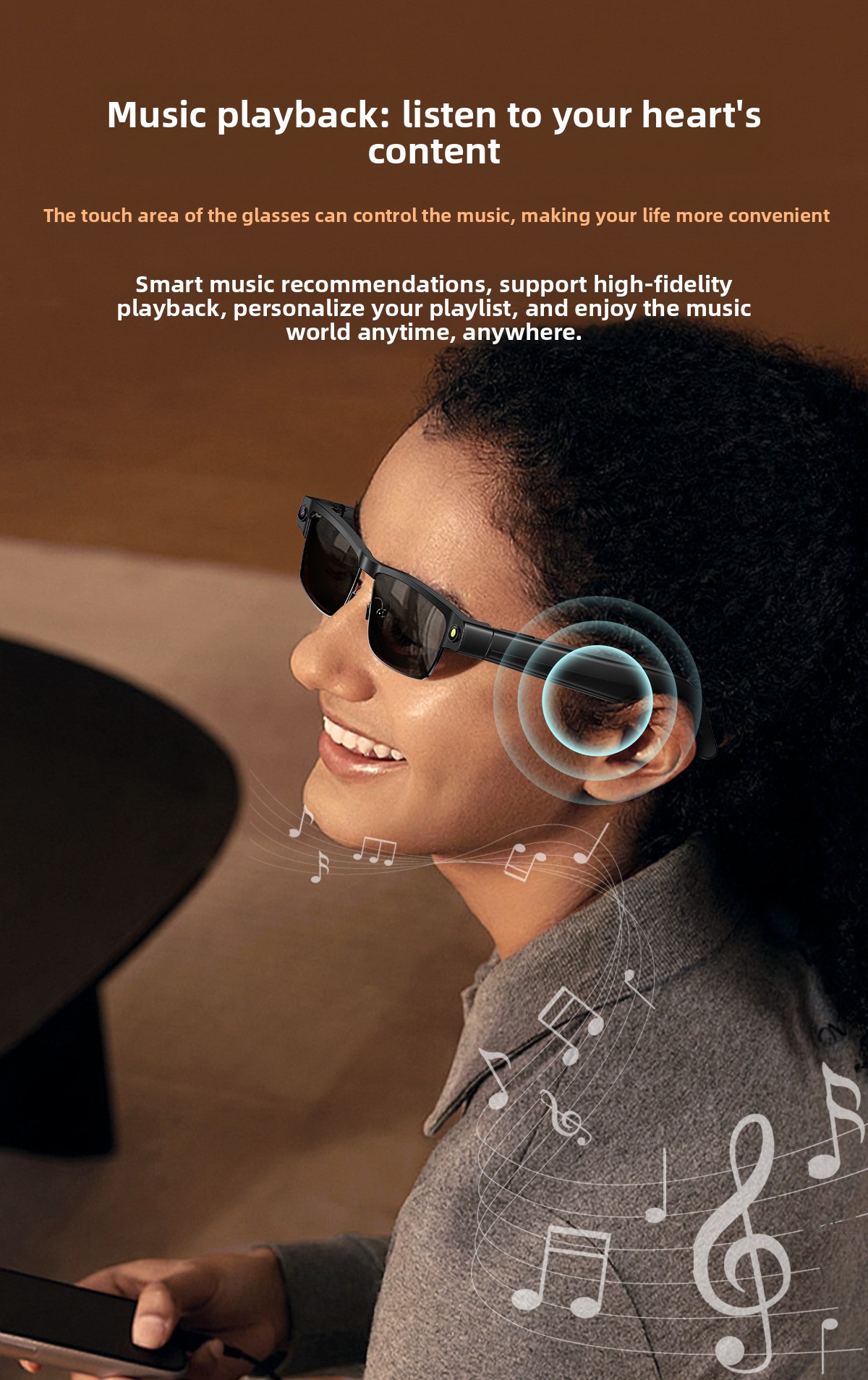 Lentes de luz anti-azul negro